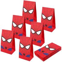 RecooTic Spiderman Party Bags Goodie bags for Kids Superhero Themed Party, Set of 24