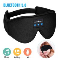 MUSICOZY Sleep Headphones, Bluetooth Sleep Mask Eye Mask with Headphones for Sleeping - Built-in HD Speakers and Microphone, Perfect for Travel, Sleeping, Meditation and Insomnia