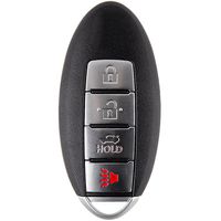 ECCPP Replacement fit for Uncut Keyless Entry Remote Key Fob Infiniti Q60 G25 G35 G37 Nissan Altima Maxima KR55WK48903 (Pack of 1)