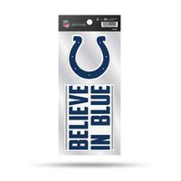 NFL Indianapolis Colts Double Up Die Cut 2-Piece Sticker Sheet