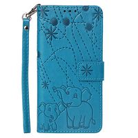 Lomogo Leather Wallet Case for Xiaomi Redmi Note 5 Pro with Stand Feature Card Holder Magnetic Closure, Shockproof Flip Case Cover for Xiaomi Redmi Note5 Pro - LOYBO470687 Blue