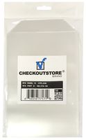 100 CheckOutStore Clear Storage Pockets (5 5/8 x 8 1/2)
