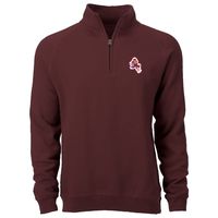 Ouray Sportswear NCAA Arizona State Sun Devils Benchmark 1/4 Zip Tee, Small, Maroon