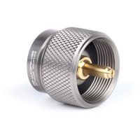 G-WORKS LPG Adapter/Camping Propane Small Tank Input and a Lindal Valve Output