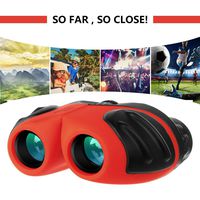 Gifts for 3-11 Year Old Girls, Compact Binocular for Kids Outdoor Toys for 4-8 Year Old Girls Birthday Gifts for Girls Age 5-10 red 8x21