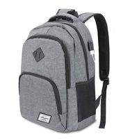 Backpack Laptop Backpack Computer Backpack with USB port Bookbag College School Computer Bag for Women & Men Fits15.6(Laptop backpack Grey)