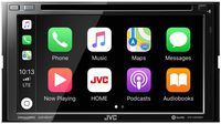 JVC KW-V950BW Compatible with Apple CarPlay, Wireless Android Auto 2-DIN CD/DVD AV Receiver, High-Resolution Audio