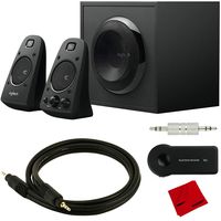 Logitech Z623 THX Certified Speaker System w/Subwoofer and Pro Bluetooth Cable Bundle