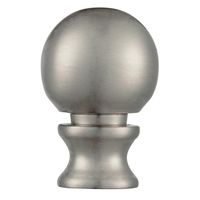 Westinghouse Lighting 7000600 Brushed Nickel Finish Ball Lamp Finial