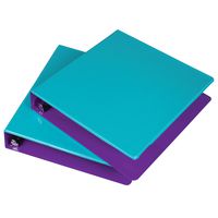 Samsill 1.5-Inch 2-Tone View Binder, Turquoise/Purple, Pack of 2 (U58948)