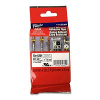 Brother Genuine P-touch TZE-S251 Tape, 1" (0.94") Wide Extra-Strength Adhesive Laminated Tape, Black on White, Laminated for Indoor or Outdoor Use, Water-Resistant, 0.94" x 26.2' (24mm x 8M), TZES251