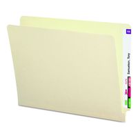 Smead End Tab Heavyweight File Folder, Shelf-Master Reinforced Straight-Cut Tab, Letter Size, Manila, 50 per Box  (24210)