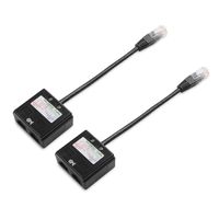 Cable Matters RJ45 Splitter Ethernet Cable Share Kit in Black up to 100 Mbps (Must Be Used in Pairs, One Unit On Each End of An Ethernet Cable Run)