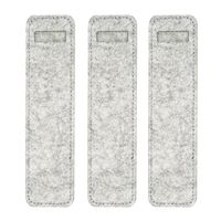 FoRapid 3 PCS Felt Double Pen Case Holder Sleeve for Writing Instruments Apple Pencil/Graphic Monitor Tablet Stylus Drawing Pen - Light Gray