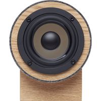 Well Rounded Sound Yorkie Speaker Set - Oak/Dark Gray