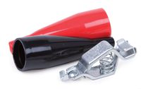Forney 60348 Electrical Test Clip with Insulator, Battery and Charger Clip, 25-Amp, Carded Pair