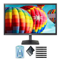 LG Gaming Monitor 23.8 Inch 16:9 FreeSync IPS - Computer Screen Kit with Cable Ties 24MK430H-B