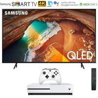 Samsung QN82Q60RA 82" Q60 QLED Smart 4K UHD TV (2019 Model) with Microsoft Xbox One S 1TB Console Bundle