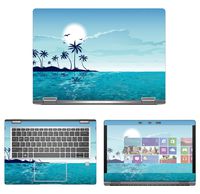 decalrus - Protective Decal Beach Skin Sticker for HP EliteBook X360 1030 G2 (13.3" Screen) case Cover wrap HPelitebk1030g2-96