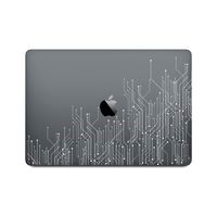 DowBier MacBook Decal Vinyl PVC Transparent Skin Sticker Cover Anti-Scratch Skin (13 Inch Retina A1425/A1502, Pattern E)