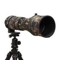 Mekingstudio Sigma 150-600mm Sport Rubber Camera Lens Cover Protective Cover Camo Rain Cover - Forest Green Camo