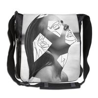 HUE FIUB Classic Art Messenger Bag Shoulder Bag Outdoor Sports Crossbody Bag Side Bag for Men Women