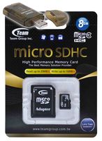 8GB Class 10 MicroSDHC Team High Speed 20MB/Sec Memory Card. Blazing Fast Card For RCA Small Wonder. A free High Speed USB Adapter is included. Comes with.