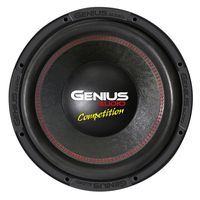 Genius N10-12D4 12" 3000 Watts-Max Car Audio Subwoofer Nitro Competition Dual 4-Ohms