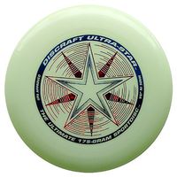Discraft 175 gram Ultra Star Sport Disc, Nite Glo