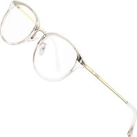 ATTCL Blue Light Blocking Glasses Women Round Anti Blue Light Computer Glasses UV400 Anti Eyestrain 19702clear
