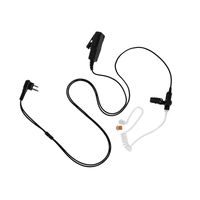 Maxtop ASK4032-M1 2-Wire Clear Coil Surveillance Kit Earphone for Motorola CP200 CP200D Bearcom BC95 BC120 BC130
