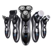 Electric Shaver Razor for Men 5 in 1 Rotary Shavers Beard Trimmer Nose Hair Trimmer Wet and Dry Electric Shavers Men.