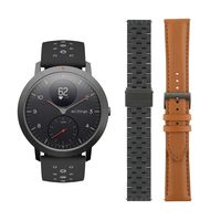 Withings Box - One Hybrid Smartwatch with 3 Wristbands (Silicone/Leather/Steel)
