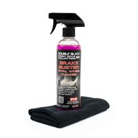 P&S Detailing Products RT40 Brake Buster Non-Acid Wheel Cleaner (1 Pint) with One Black Edgeless 245 Microfiber Towel by The RAG Company