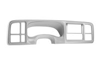 SCOSCHE GM5602DDPWB 1999 to 2002 Select Chevrolet Silverado, Suburban, Avalanche, Tahoe & GMC Sierra, Yukon/XL Double DIN Full Dash Panel - Pewter