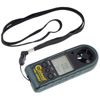 Caldwell Wind Wizard II Wind Meter with Multiple Wind Readings, LCD Backlight and Lanyard for Long Range, Shooting and Hunting