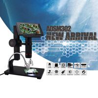 ADSM302 USB Digital Microscope 1080P Full HD 5-inch Video Microscope Industrial Camera Magnifier with Remote Control Magnifier Industrial Tools
