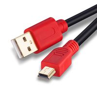 Mini USB Cable 12Ft, 2.0 Type A to Mini B Cable Data Charging Cord for GoPro Hero 3+, Hero HD, PS3 Controller, Cell Phones, MP3 Players, Dash Cam, Digital Camera, SatNav, GPS Receiver(12Ft/4M)