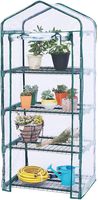 Worth 4 Tier Mini Greenhouse Indoor Outdoor Kit for Winter Zipper Door Seedlings & Seed Propagation Plant Growing