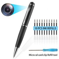 Hidden Camera Pen,SZBOKE Spy Camera Pen with Photo Taking,1 Hours Battery Life, Spy Pen with 10 Ink Refills