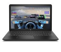 HP15.6'' Full HD Anti-Glare WLED Display Laptop - Intel core i7-7700HQ, 8GB, 128GB SSD + 1TB HDD, Nvidia GeForce GTX 1050 4 GB Graphic Card, Backlit Keyboard, Windows 10 - Onyx