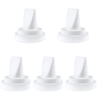 NeneSupply 5 Count Duckbill Valves. Suitable for Medela Breastshields and NeneSupply Breastshields. One Duckbill Valve Replaces Medela Valve, and Membrane.