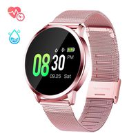GOKOO Smart Watch for Women with All-Day Heart Rate Blood Pressure Sleep Monitor IP67 Waterproof Activity Tracker Calorie Counter Fitness Tracker Pink