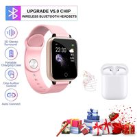 GOWIN Smart Watch for Android and iOS Phone,DUODUOGO 1.3 Inch Color Touch Screen Fitness Activity Tracker,IP68 Waterproof,Auto Sleep Monitor Blood Pressure Monitor, Calorie Counter(Pink)