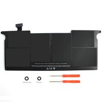 Angwel Replacement Laptop Battery for Apple A1375 A1370 (Only for Late 2010 Version) MacBook Air 11" With Two Free Screwdrivers [4-cell 35Wh/4800mAh] -- 1 Year Warranty