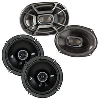 Kicker Polk 6x9 450W 3-Way Marine Speakers 6.5" 240W 2-Way 4-Ohm Car Speakers