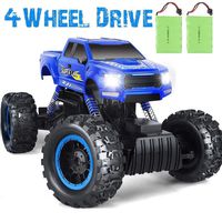 DOUBLE E 1:12 RC Cars Monster Truck 4WD Dual Motors Rechargeable Off Road Remote Control Truck