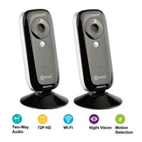 Contixo E1 Baby/Security Surveillance HD 720P WiFi Camera W/Full App Control, Night Vision 2-Way Audio, 100° Field View, Motion Detection & Smart Alerts - Best Gift