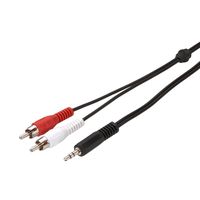 AmerTac - Zenith AY1036MP3MMR 3-Feet Audio 3.5mm to RCA YCable