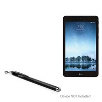 LG G Pad F2 8.0 Stylus Pen, BoxWave [EverTouch Capacitive Stylus] Fiber Tip Capacitive Stylus Pen for LG G Pad F2 8.0 - Jet Black